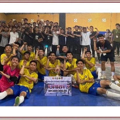 Usaha Maksimal, TIM Futsal MAN 2 HSU Raih Juara 3 Futsal SMANDUPA FUTSAL COMPETITION