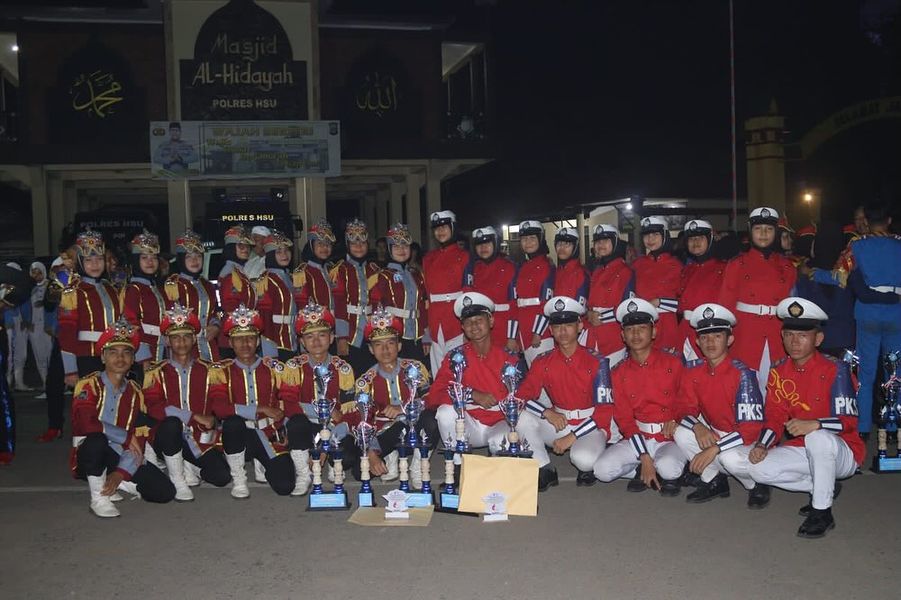 TIM MAN 2 HSU Toreh Prestasi Lomba LKPBB dan Senam Kreasi Lalu Lintas