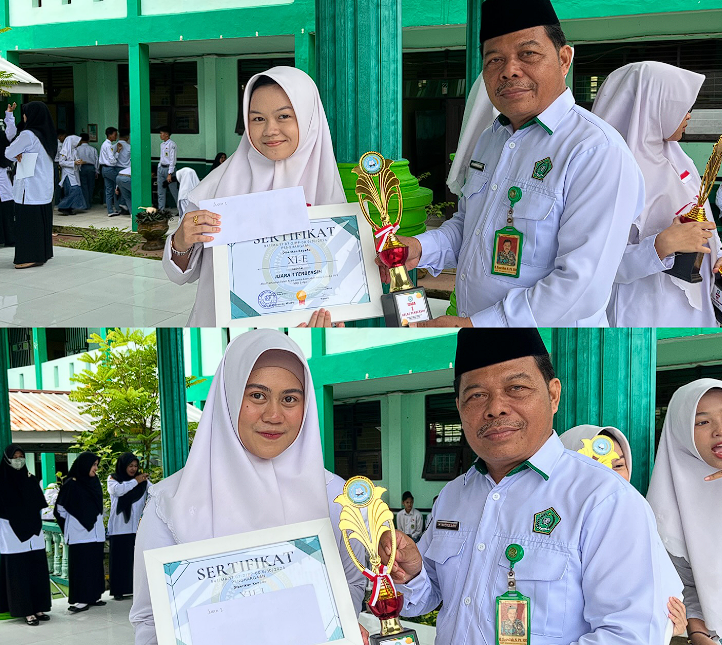 Dorong Motivasi Siswa Untuk Kebersihan, MAN 2 HSU Berikan Penghargaan Bagi Kelas Terbersih
