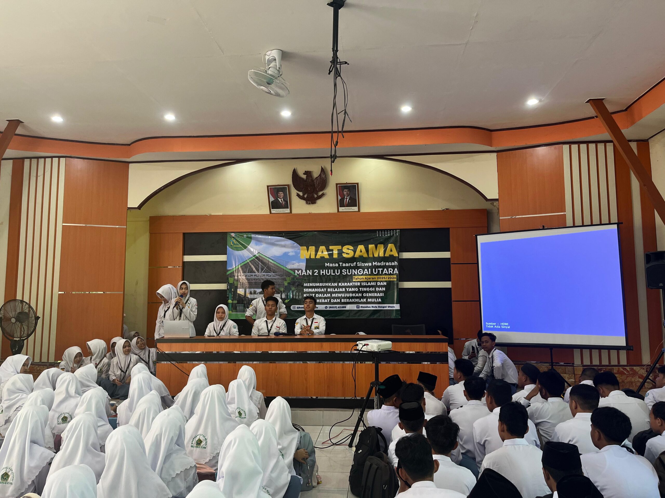 MAN 2 HSU Gelar Masa Taaruf Siswa Madrasah Tahun Ajaran 2025/2026