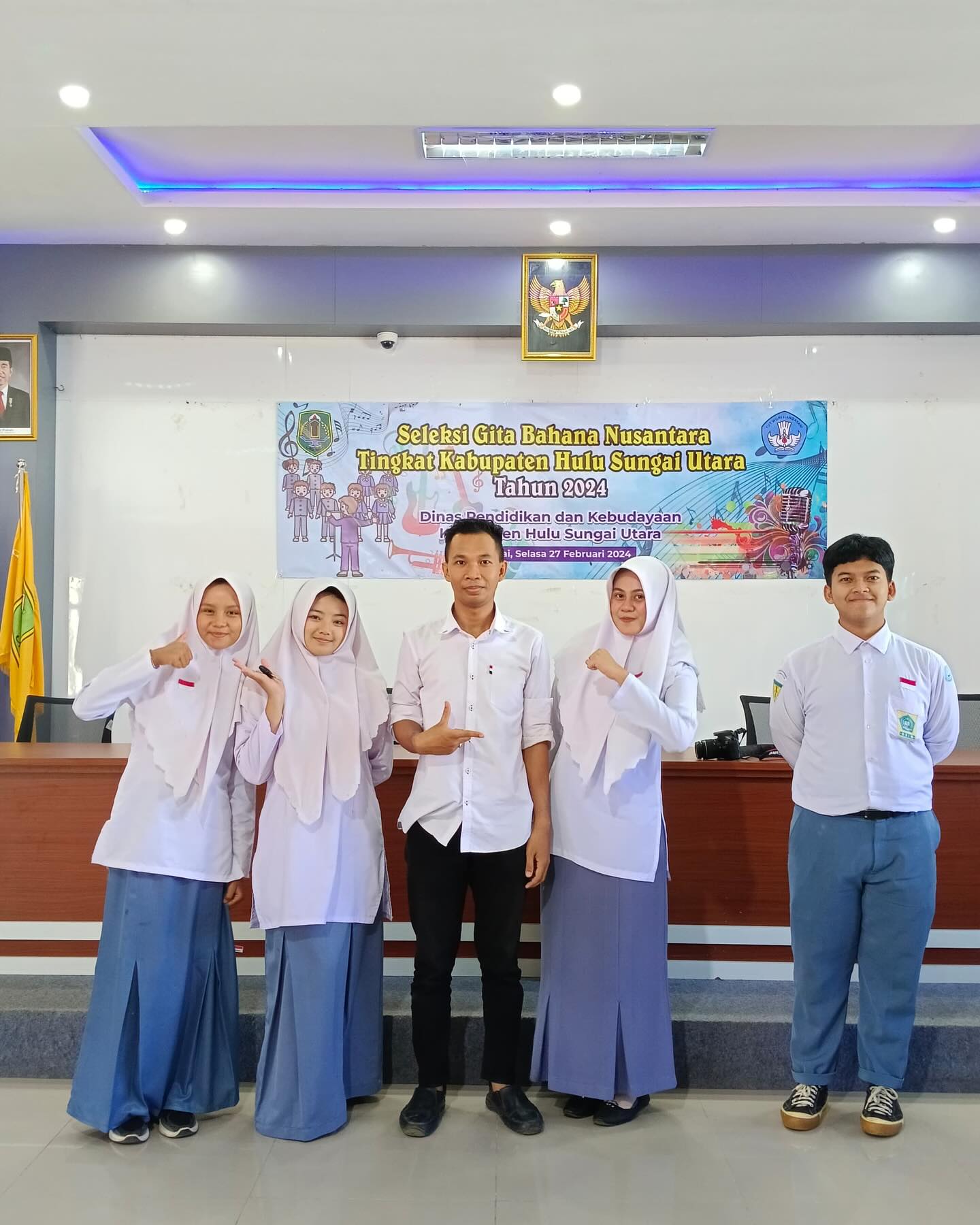 Siswa/i MAN 2 HSU Ikuti Seleksi Cita Bahana Nusantara Tingkat Kabupaten HSU 2024